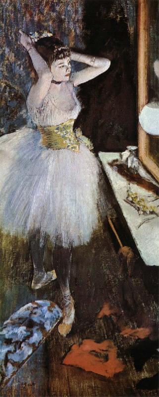 Edgar Degas The actress in the tiring room China oil painting art
